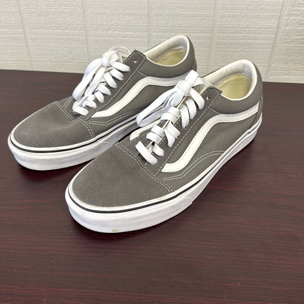 Vans unisex Gray Canvas Sneakers - Picture 3 of 6